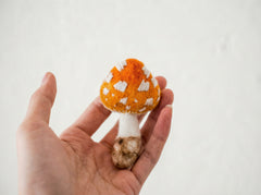 Mixed Color Fairy Tale Mushroom Brooch