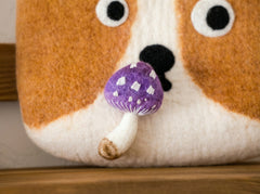 Mixed Color Fairy Tale Mushroom Brooch