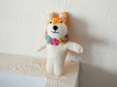 Flower Garland Shiba Inu