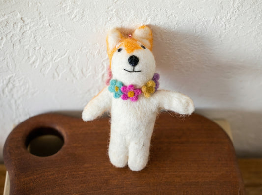 Flower Garland Shiba Inu