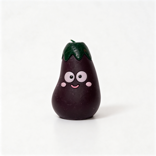 eggplant candle